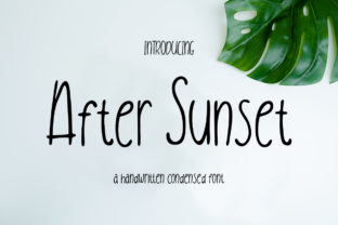 After Sunset Font: A Playful Handwritten Style for Creative Design