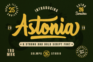 Astonia Font: A Vintage Bold Script for Modern Branding