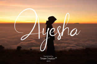 Ayesha Script: A Dynamic Font for Creative Expression