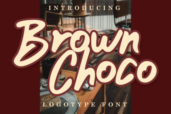Brown Choco: A Unique Logotype Font for Creative Design