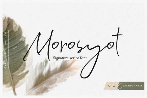 Discover the Beauty of Morosyot Script