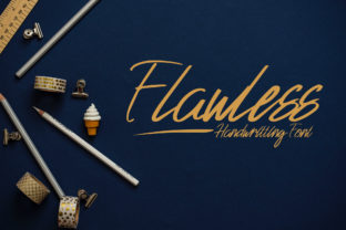 Flawless Font: A Modern Handwritten Style for Every Project