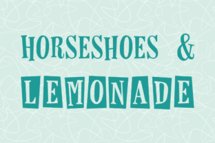 Horseshoes Lemonade: A Timeless Serif Font with a Modern Twist