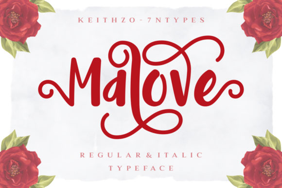 Malove: A Script Font That Adds Personality to Your Design