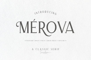 Merova: A Versatile Serif Font for Design Excellence