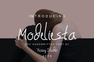 Modeliesta: A Handwritten Font with Classy Elegance