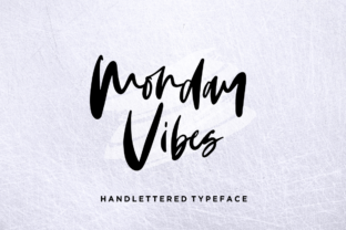 Monday Vibes: A Modern Hand Lettering Font for Creative Workflows