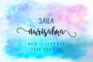 Saila Nurissalma: A Handwritten Font with Emotional Depth